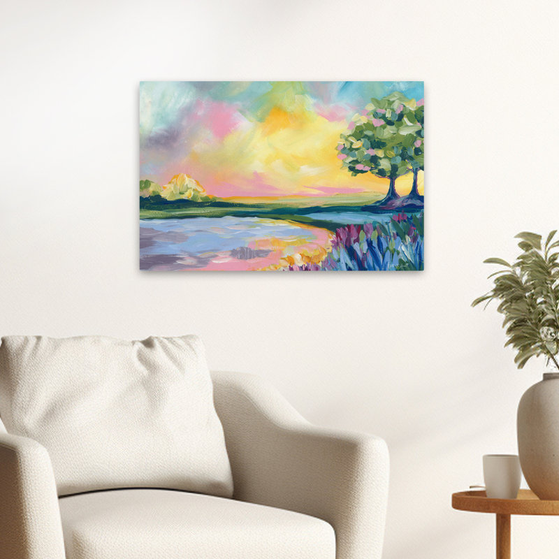 Contemporary Spring Meadow II, 24" H x 16" W