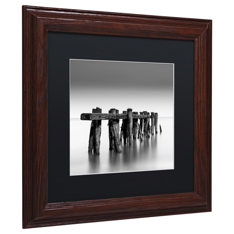 Weathered by Dave MacVicar - Reproduction de photo sur toile encadrée, H 11 po x l 14 po x P 0,5 po, Cadre brun