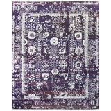 Oriental Area Rug in Purple