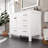 London 42 In. Single Sink Bath Vanity With Carrara Quartz Top And Undermount Porcelain Sink-112460348