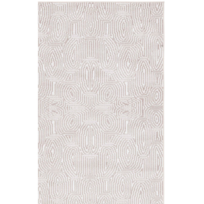 Granillo Machine Washable Performance Abstract Rug, Rectangle 5'3" x 7'6"