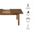 Alba Extendable Dining Table In Walnut-117805939