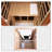 One Person Far Infrared Red Cedar Standard Indoor Sauna Room