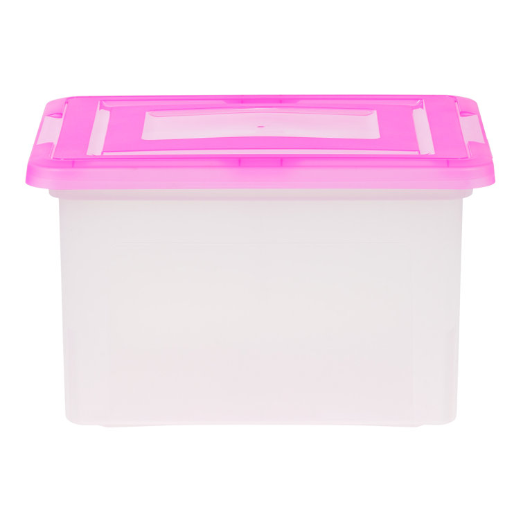 IRIS USA, Inc. Plastic File Organizer Box (Set of 4)