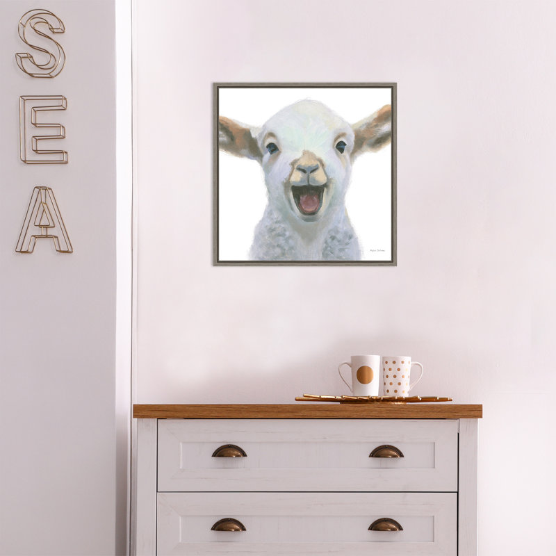 Brynn Animals Canvas Art, Gray