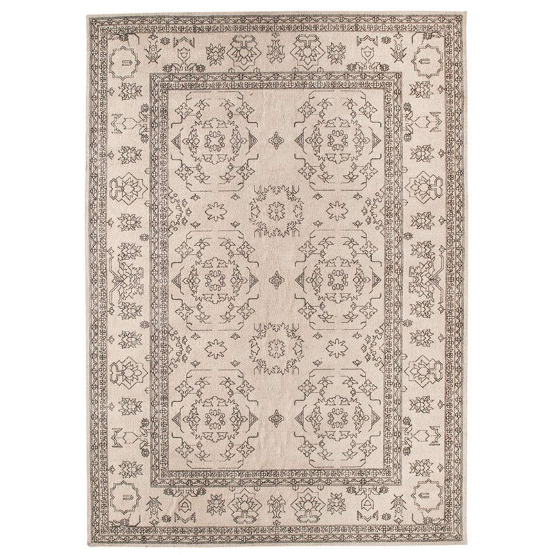 Floral Indoor Rug, Rectangle 4' x 6'