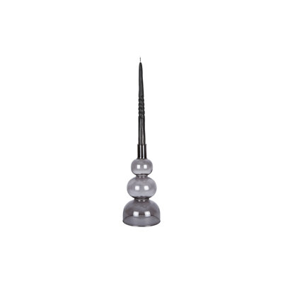 Glass Tabletop Candelabra