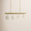 8 Light Glass Dimmable Pendant