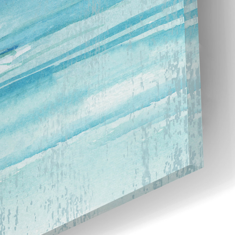 «Sandy Sandpipers I» par Paul Brent, art mural en verre acrylique, H 12 po x l 16 po