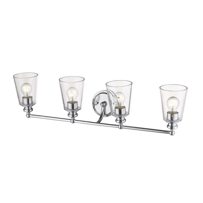 Hogue 4 - Light Dimmable Vanity Light, Chrome