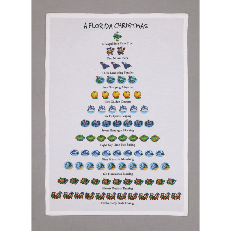 Serviette de cuisine A Florida Christmas