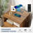 17.7" W 2-Drawer LED Nightstand-160638351
