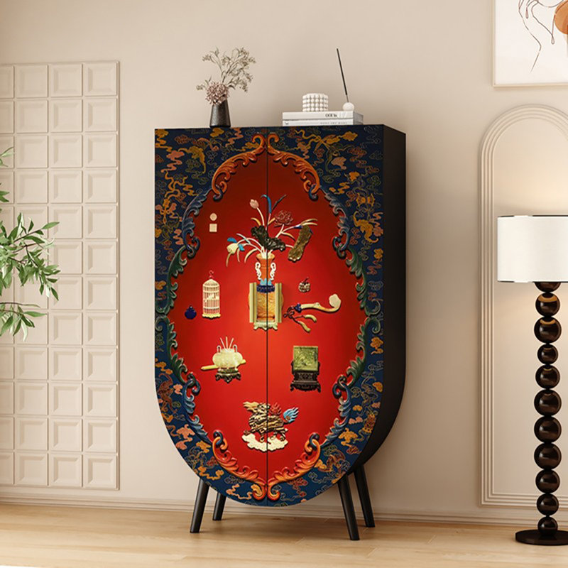 Garde-robe de chambre française à portes doubles