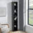  8-Tier Media Tower Rack Slim Storage Cabinet Tall Narrow Bookcase Display Bookshelf Multi-Functional Double-Decker Bookcase-129280674