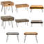 Theodora Solid Wood Top Metal Base Writing Desk-42615490