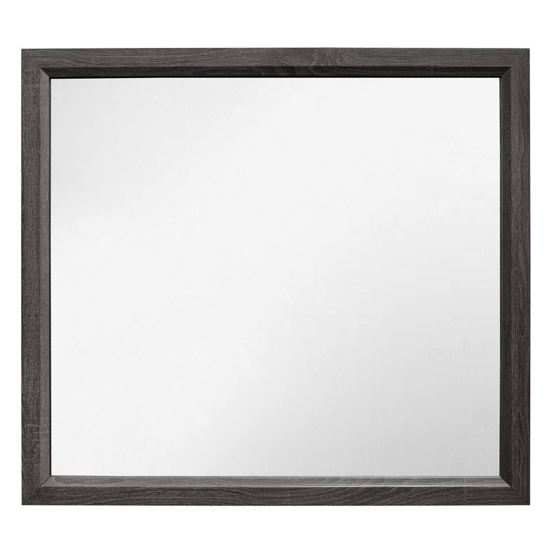 Miroir de commode en bois