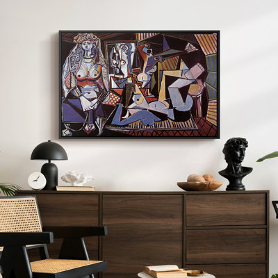 Women of Algiers (Les Femmes d'Alger, Version O), 1955-Pablo Picasso-Framed Gallery Wrapped Canvas