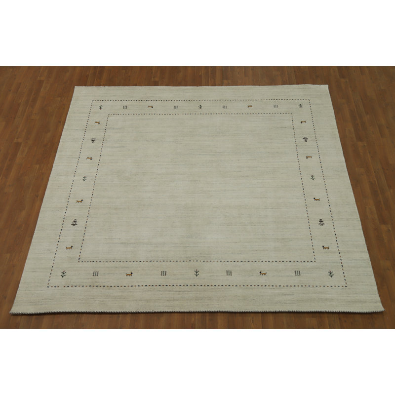 Handmade Gabbeh Style Square Area Rug 9x9