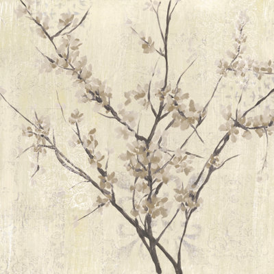 Fleurs neutres sur crème I