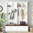 White Farmhouse 4-In-1 Hall Tree, 55.9 Inch Wide Mudroom Coat Rack With Wood Grain Bench & 2 Large Drawers, Entryway Storage Organizer-56044488