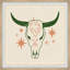 Skull With Green Horns by Marmont Hill - Single Picture Frame Painting-812924264