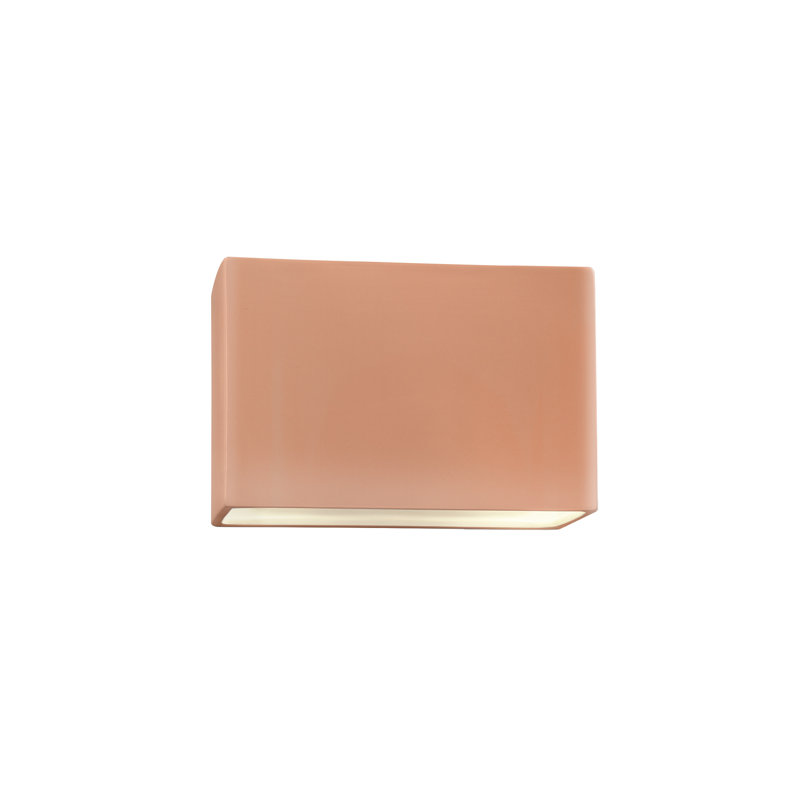 Ambiance Collection™ LED Outdoor Flush Mount, 6" H x 10" W x 4" D, Gloss Blush, No