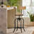 Adjustable Height Swivel Barstools With Fir Wood