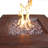 Gas Fire Pit With Lava Rocks And Control Panel