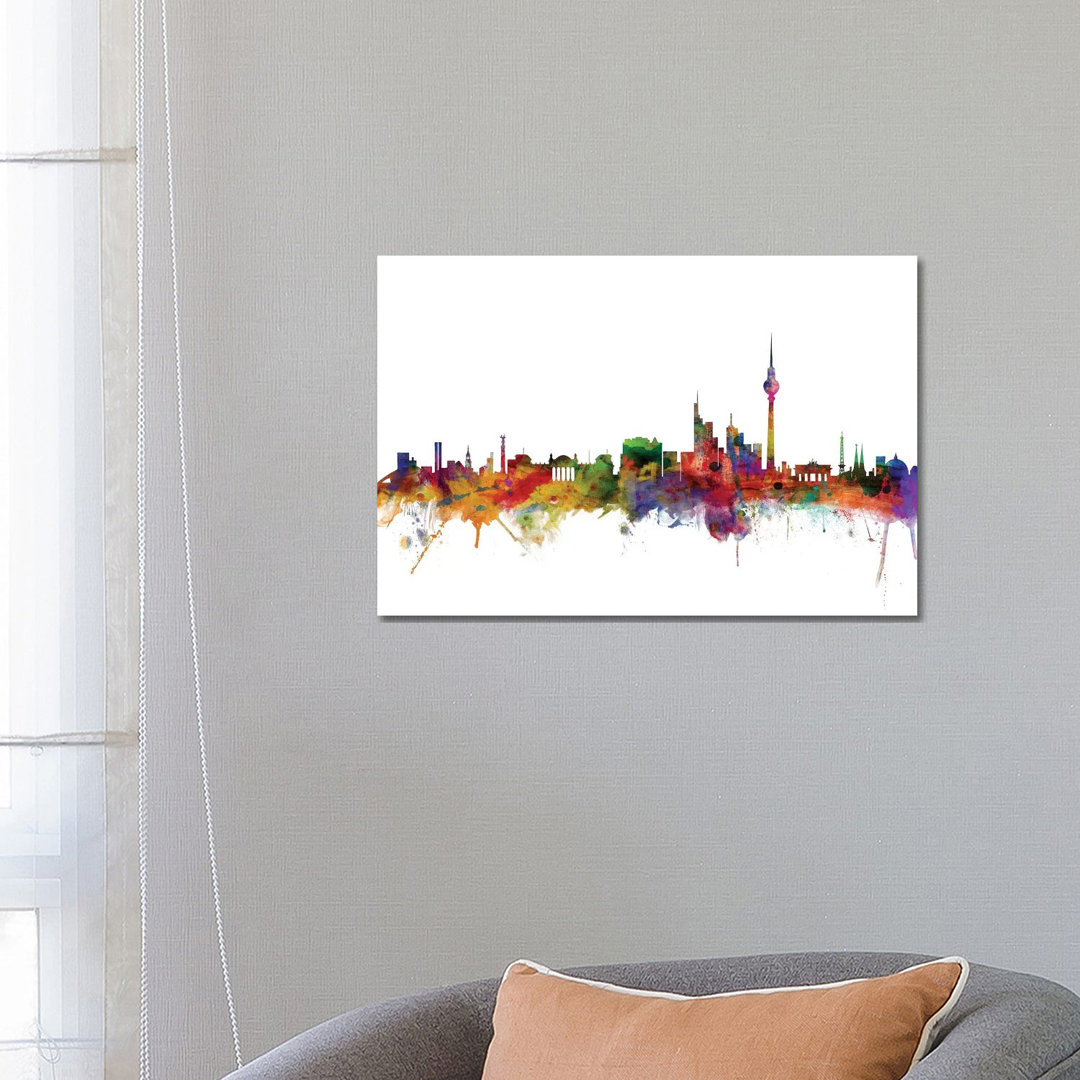 Berlin, Germany Skyline by Michael Tompsett - Wrapped Canvas Gallery-Wrapped Canvas Giclée