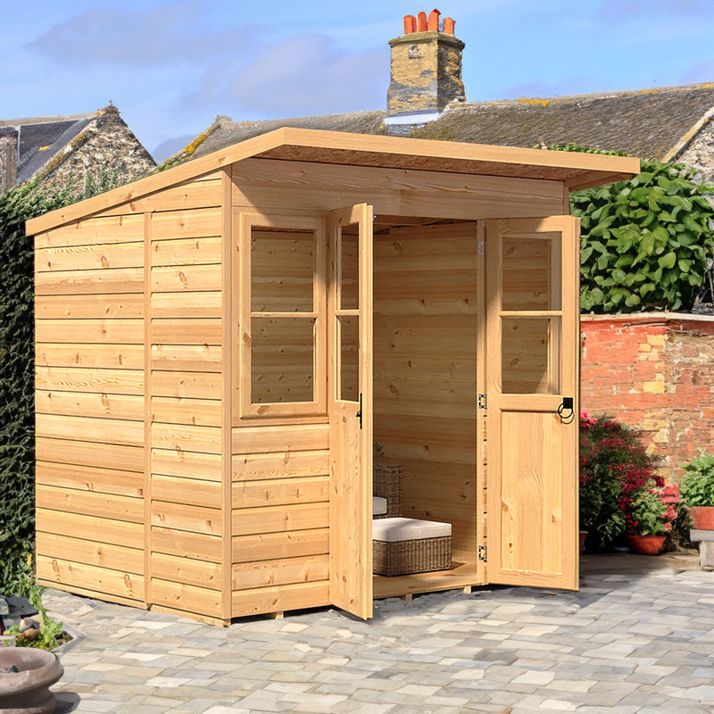 Haddon Pent 7 ft x 5 ft Shiplap Summerhouse