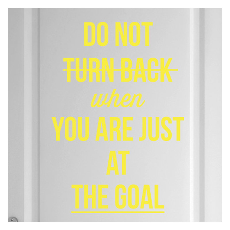 Wall Decal, Bright Yellow