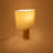 Mia 15.75" Midcentury LED Table Lamp With Maple Wood Base