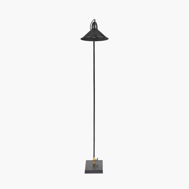 Genevrier 138 cm Black Reading Floor Lamp