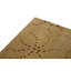Wool Geometric Area Rug in Gold