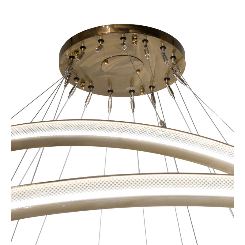 Dimmable LED Geometric Chandelier