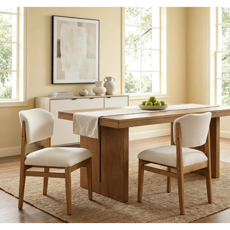 Breathable Dining Chair, Beige, Beige