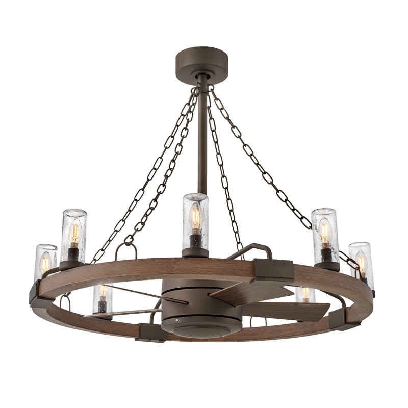 Sawyer 36" With 28" LED Fan, Metallic Matte Bronze, Sequoia