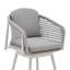 Chaise de bar 44 po avec repose-pieds