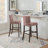 Halijaide Upholstered Counter Stool-1726490792
