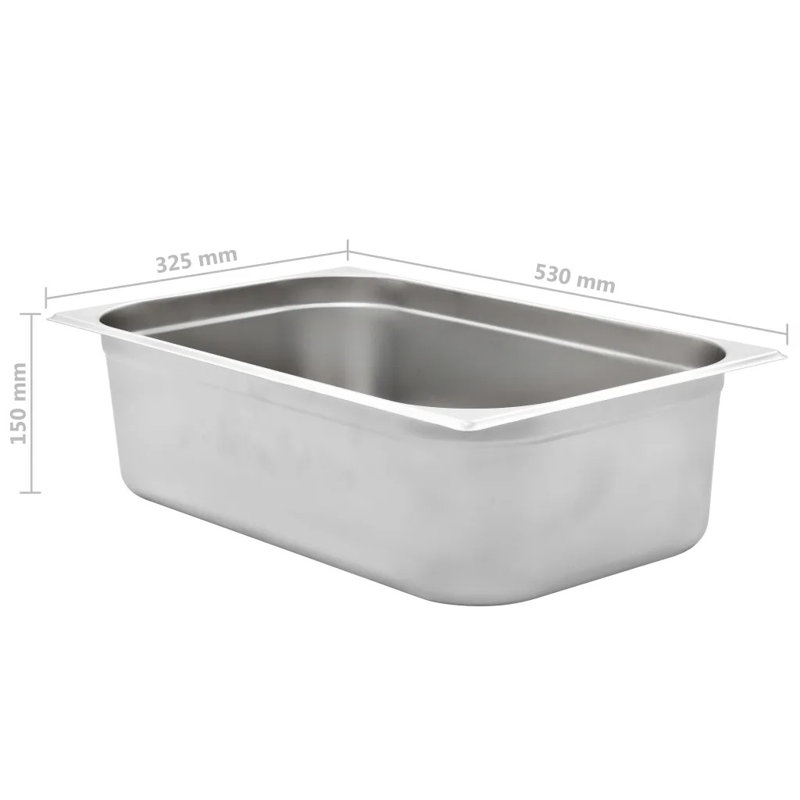 Stainless Steel Pan 16-20 L