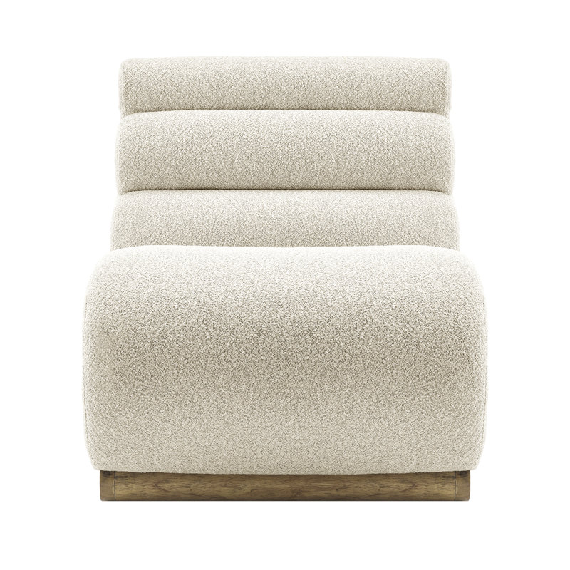 Hollyn Fabric Accent Chair, Milford Beige Polyester Blend