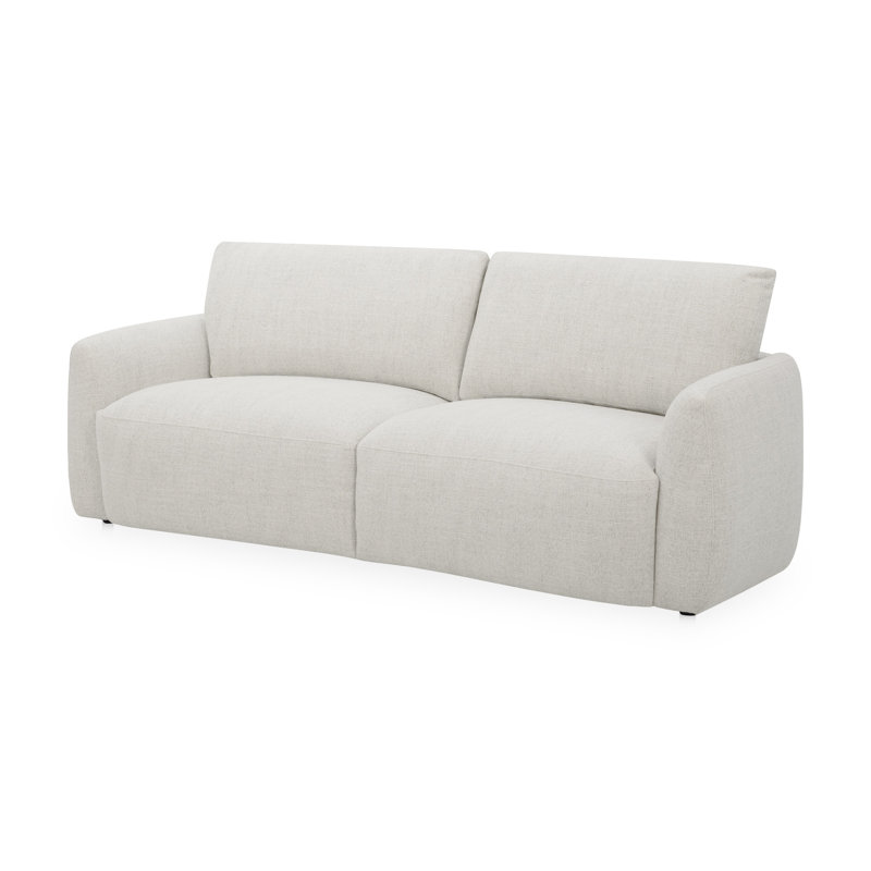 Callie Sofa 91 in. Flecked Oat, Beige, 35.4" H x 91" W x 39.4" D
