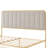 Upholstered Queen Bed Frame With Tufted Headboard