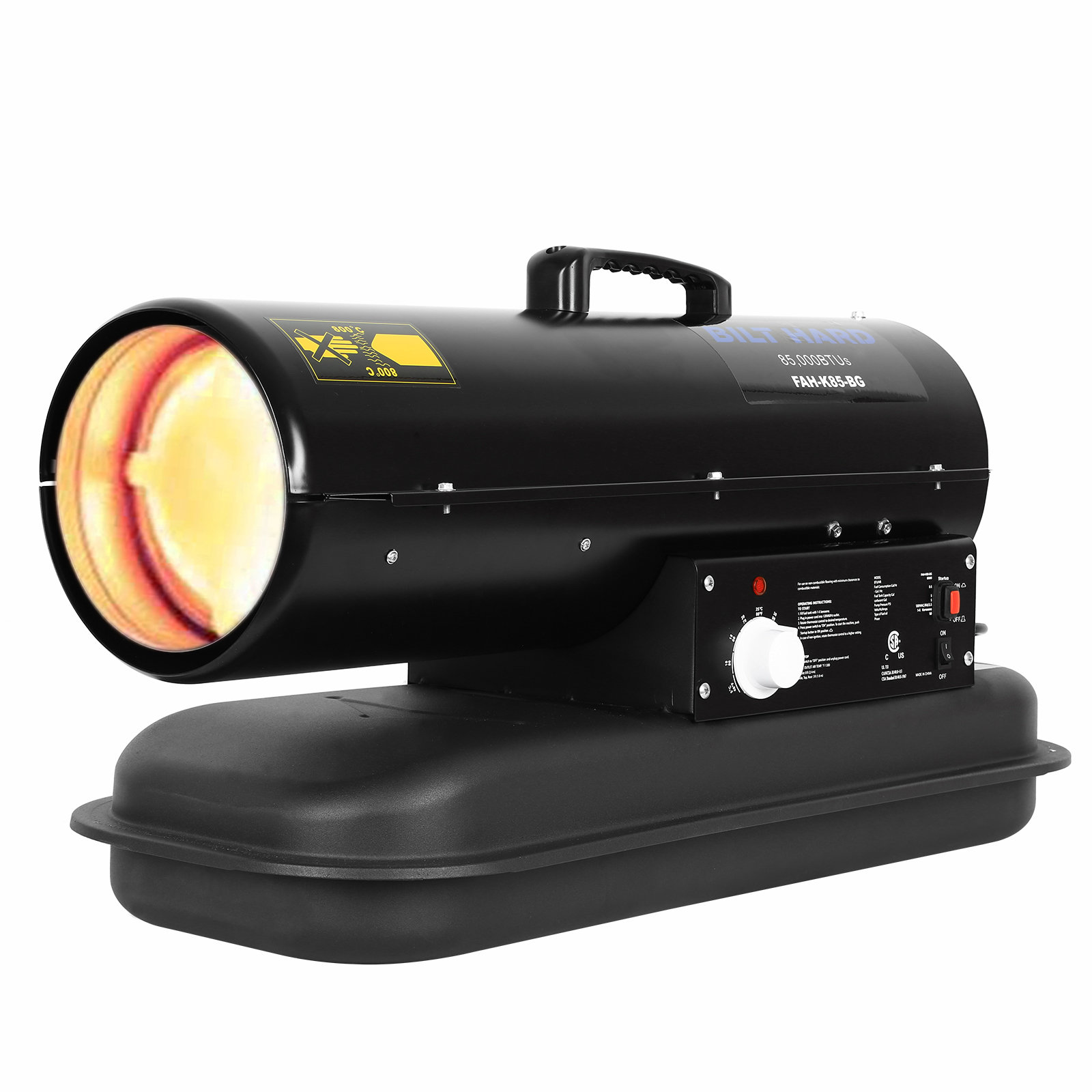 Hykolity 85000 BTU BTU Kerosene Utility Space Heater with Adjustable  Thermostat | Wayfair