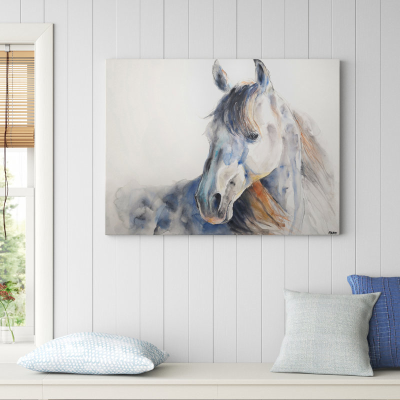 «Look Back» - Impression sur toile tendue, H 12 po x l 18 po x P 1,5 po