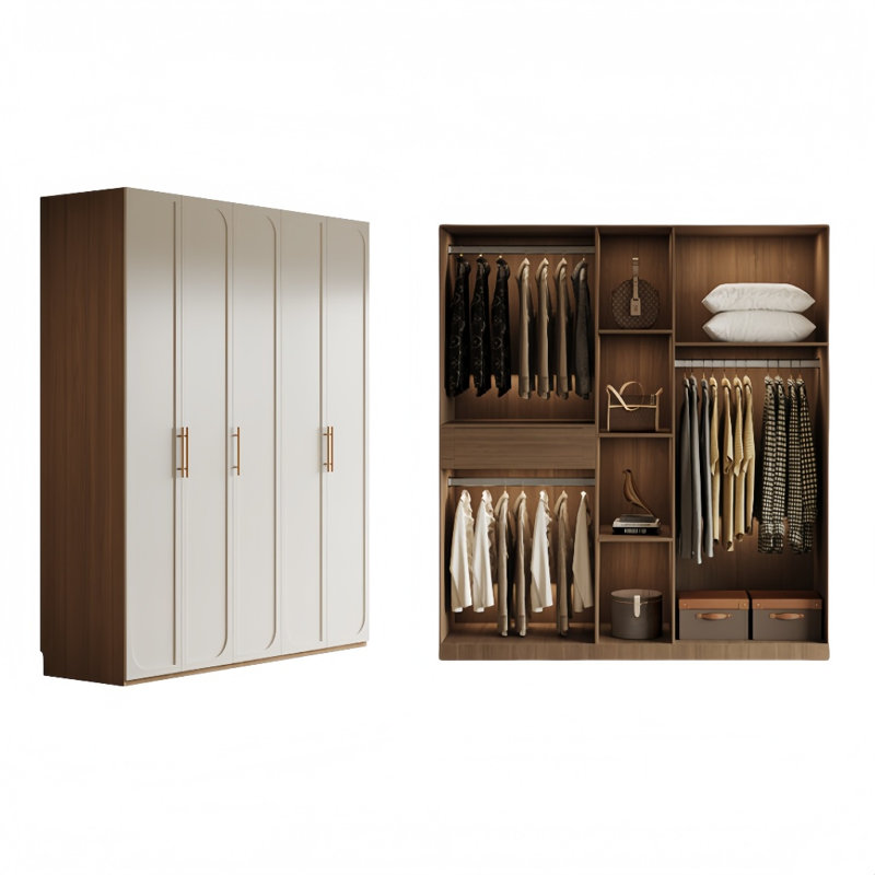 Garde-robe simple de couleur unie, H 78,74 po x l 78,74 po x P 23,62 po