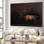 Très grande reproduction d'art sur toile - Elk Moose-117800209