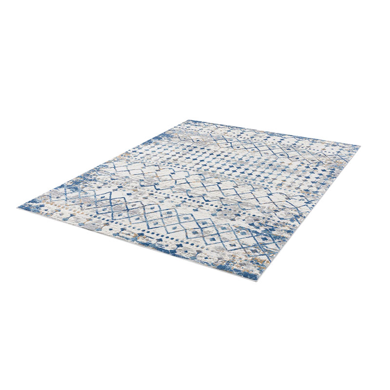 Moroccan Global Woven Area Rug, Rectangle 6'6" x 9'