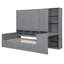Lit de jour en bois avec trois tiroirs, armoire tout-en-un, bureau et tablettes-908650597-908650602