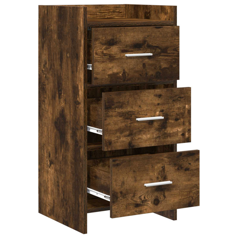 40 cm W Sideboard, Smoked Oak